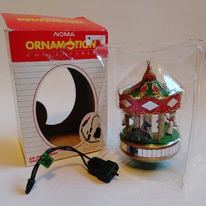 NOMA Ornamotion Carousel Horses Box Motor Ornament